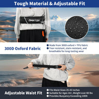 Owntop Manual Inflatable Swim Jacket - Low-Profile Belt Pack for Water Sports