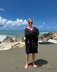 Surf Poncho Changing Robe - Windproof Thermal Swim Parka